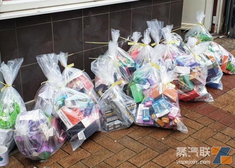 英国圣哈伦斯市查获大量非法电子烟插图 英国圣哈伦斯市查获大量非法电子烟-电烟雾化⚡