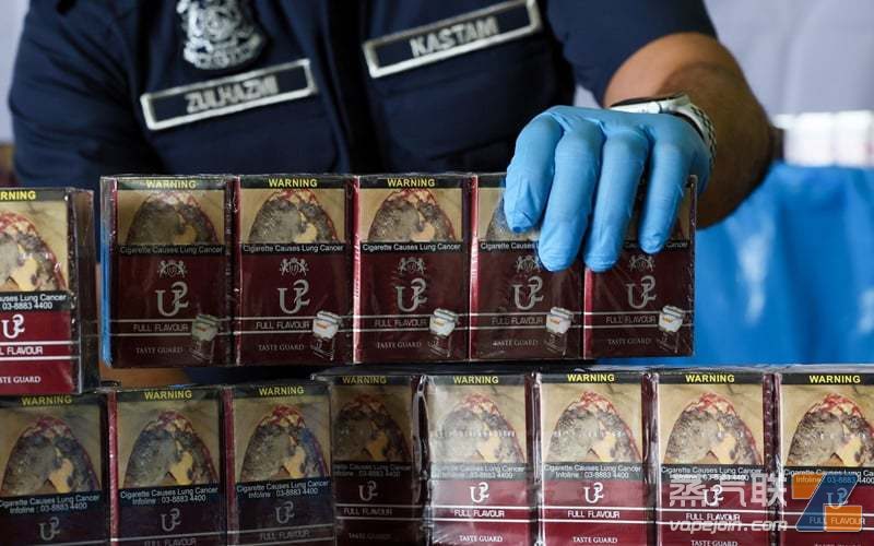 马来西亚查获涉嫌走私的1200万支白色卷烟-电烟雾化⚡