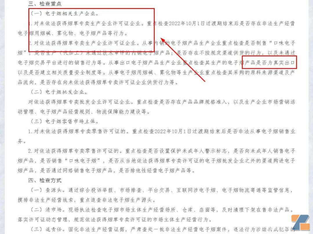 重磅：电子烟“三条”下发，一轮市场秩序专项检查“亮剑”！-电烟雾化⚡