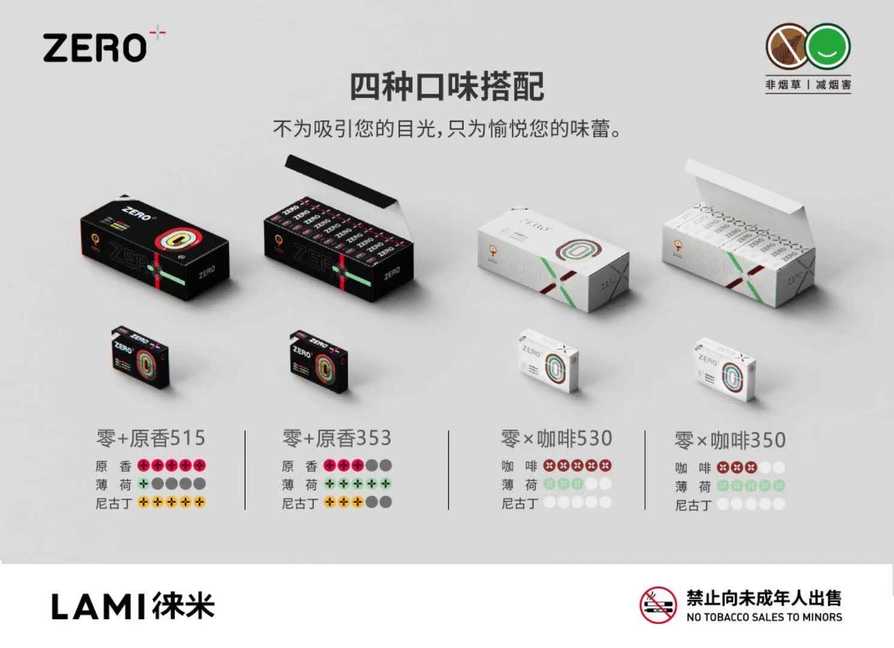 LAMI徕米ZERO+零嘉烟弹,加热不燃烧烟弹正式上市;通配iqos插图 LAMI徕米ZERO+零嘉烟弹,加热不燃烧烟弹正式上市;通配iqos-电烟雾化⚡