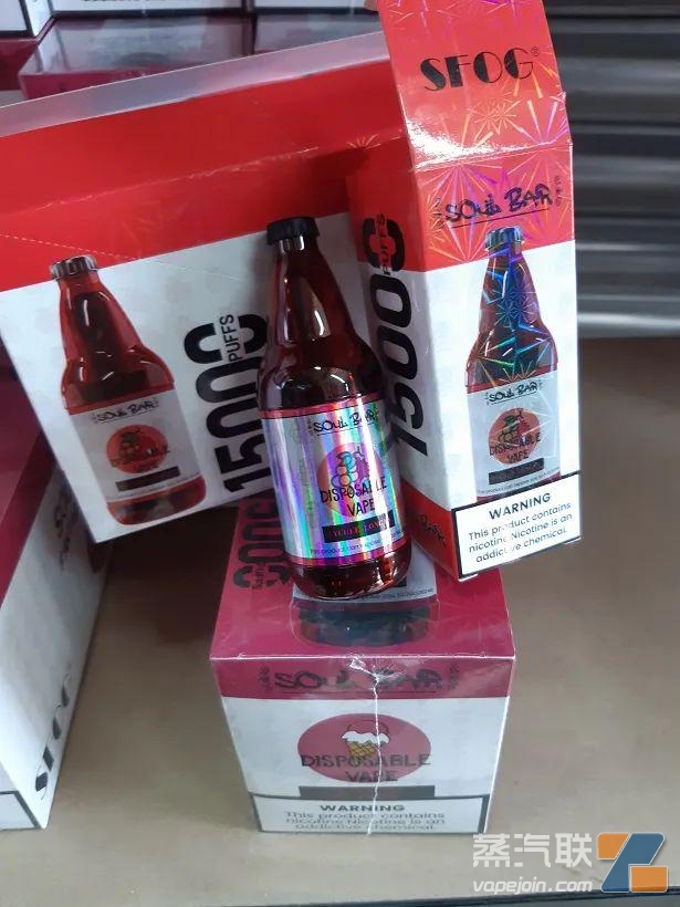 英国查获价值超过40万英镑的非法电子烟，有产品外观形似啤酒瓶！-电烟雾化⚡