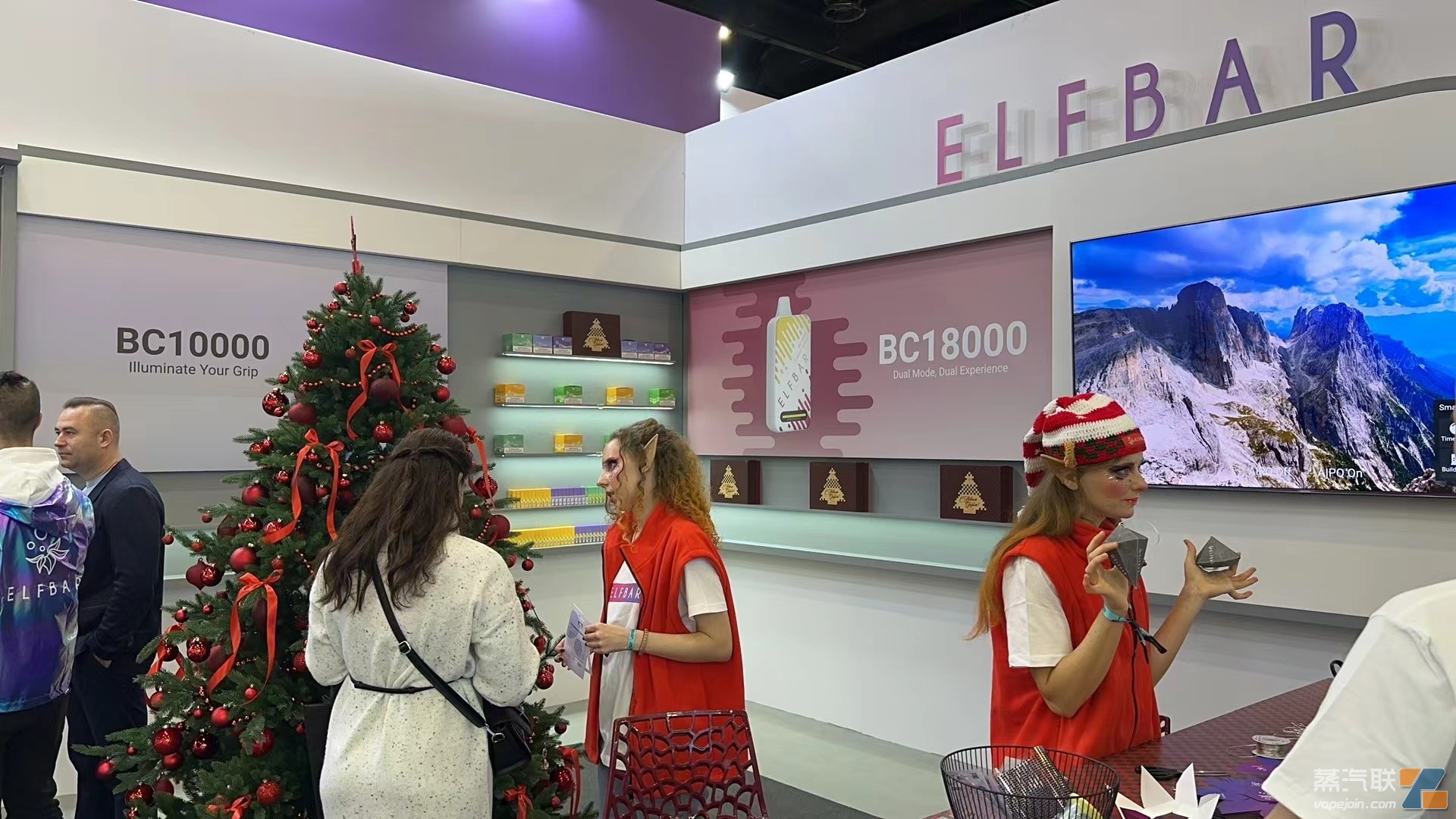 俄罗斯电子烟展开幕 ELFBAR、HQD、INFLAVA等品牌亮点频-电烟雾化⚡