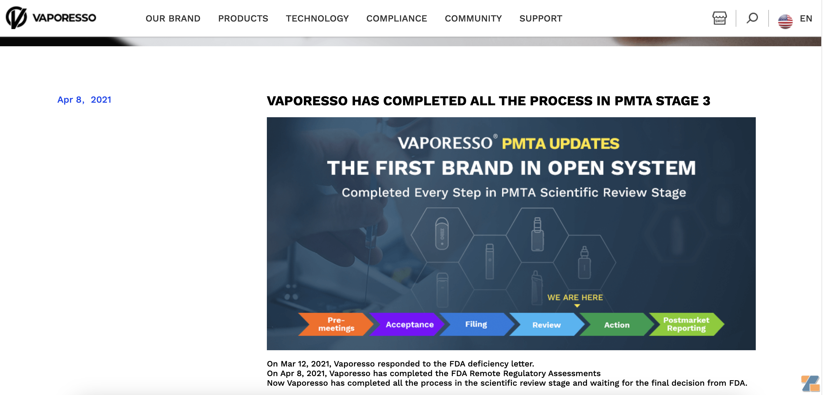 冲刺PMTA，中国厂家在美国悬而未决的命运-电烟雾化⚡